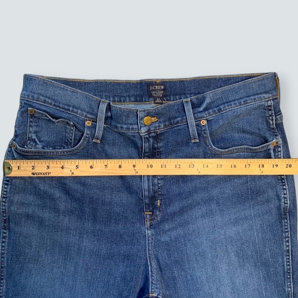 WOMEN’S J. Crew High Rise Classic Vintage Blue Jeans Size 34 in EUC - Picture 10 of 15